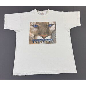 Rare Vintage 90s IBM Computer Whole New Shade Of Blue Art Promo White XL Shirt